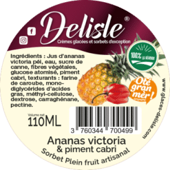 Sorbet - Ananas victoria & Piment cabri - 110ml