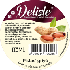 Crème glacée - Pistas' griyé - 110ml
