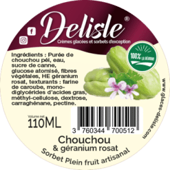Sorbet - Chouchou et Géranium rosat - 110ml