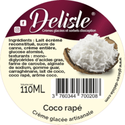 Crème glacée - Coco rapé - 110ml