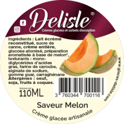 Crème glacée - Saveur Melon - 110ml