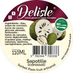 Sorbet - Sapotille (corossol) - 110ml