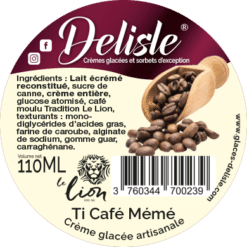 Crème glacée - Ti Café Mémé - Le Lion - 110ml