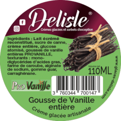 Crème glacée - Gousse de Vanille entière - ProVanille - 110ml