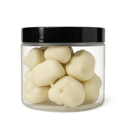 Bonbons glacés Goyavier / Chocolat blanc